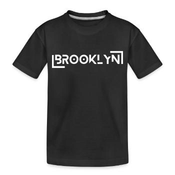 Future City Design – Brooklyn white - Kids' Premium Organic T-Shirt - black - Front
