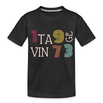 vintage - T-shirt bio Premium Enfant - noir - Devant