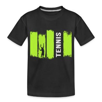 Balle de Tennis Match Balle de Tennis « Tennis-Time » - T-shirt bio Premium Enfant - noir - Devant