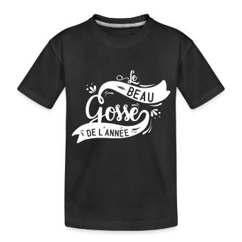 Le Beau Gosse De L'Année - T-shirt bio Premium Enfant - noir - Devant