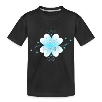 Bébé - T-shirt bio Premium Enfant - noir - Devant
