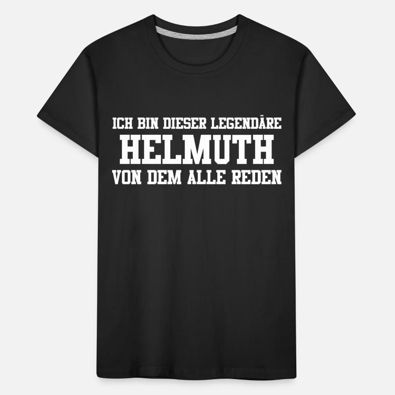 Helmuth Name Design Kinder Premium Bio T-Shirt