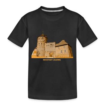 Neustadt Glewe Burg Mecklenburg-Vorpommern - Kids' Premium Organic T-Shirt - black - Front