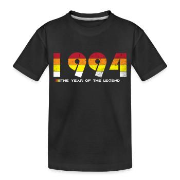 Millésime 1994 - L’année de la légende - Rétro 30 - T-shirt bio Premium Enfant - noir - Devant
