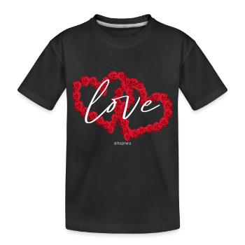 Love - T-shirt bio Premium Enfant - noir - Devant
