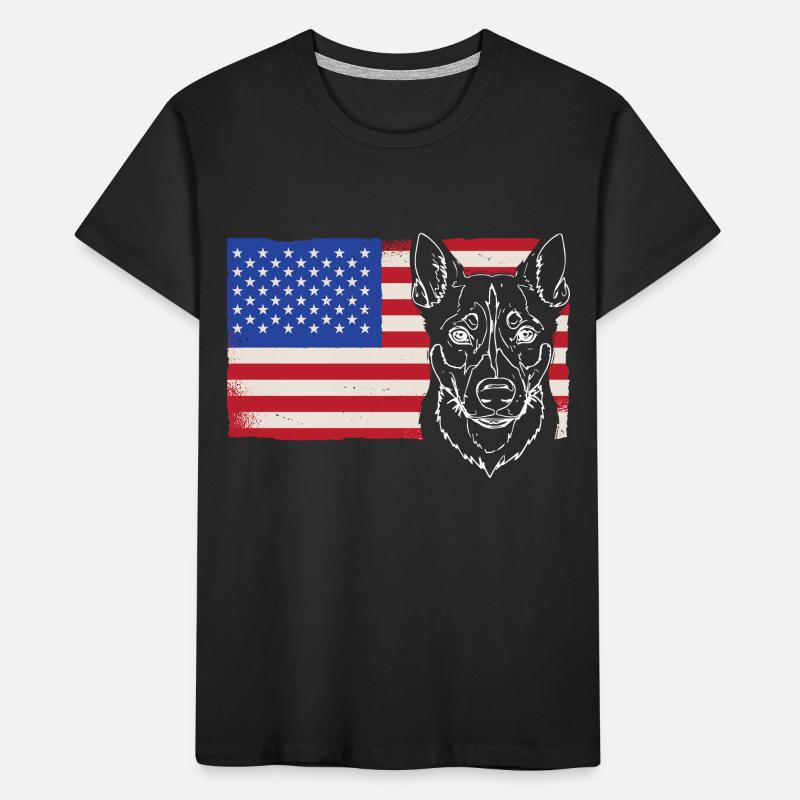 Kelpie-Hund-Geschenk Kinder Premium Bio T-Shirt