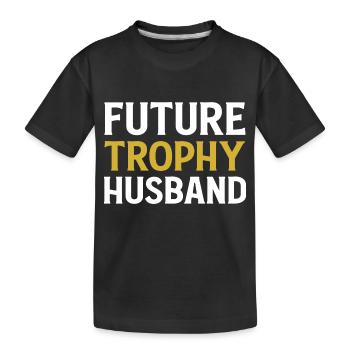 Future Trophy Mari Drôle de Futur Futur Mari - T-shirt bio Premium Enfant - noir - Devant