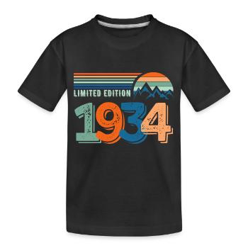 Limited edition 1934 - T-shirt bio Premium Enfant - noir - Devant