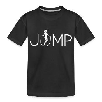 Conception de saut pour les sauteurs à la corde - T-shirt bio Premium Enfant - noir - Devant