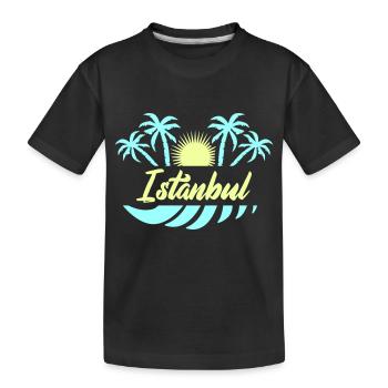 Istanbul 02 - T-shirt bio Premium Enfant - noir - Devant