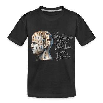 Headquarters of Imagination - Kids' Premium Organic T-Shirt - black - Front