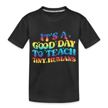 Enseignant, école primaire, enseignement primaire, diplôme d’enseignant - T-shirt bio Premium Enfant - noir - Devant