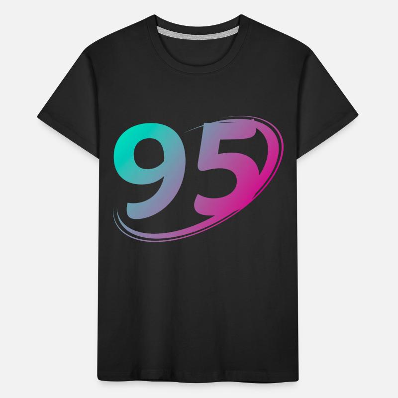 Numéro 95 multicolore T-shirt bio Premium Enfant