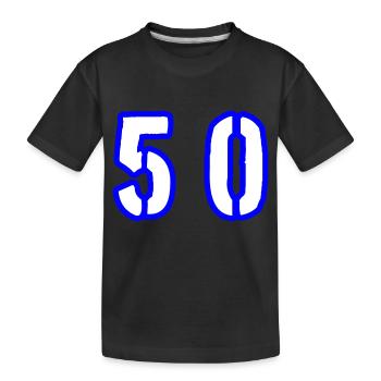 Symbole de 50 chiffres - T-shirt bio Premium Enfant - noir - Devant