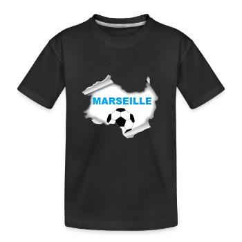 Marseille - T-shirt bio Premium Enfant - noir - Devant