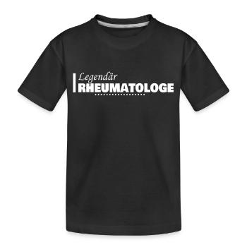 Rheumatologist as a profession - Kids' Premium Organic T-Shirt - black - Front