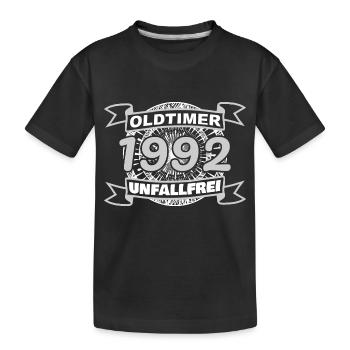 1992 - T-shirt bio Premium Enfant - noir - Devant