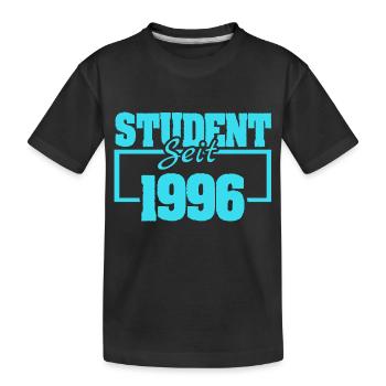 seit 1996 - Kinder Premium Bio T-Shirt - Schwarz - Vorne