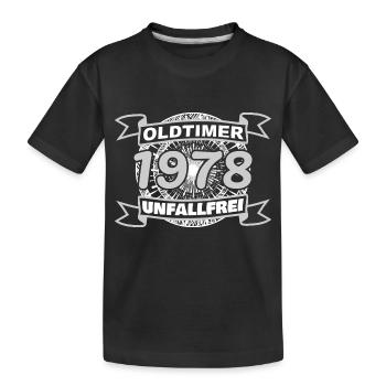 1978 1978 - T-shirt bio Premium Enfant - noir - Devant
