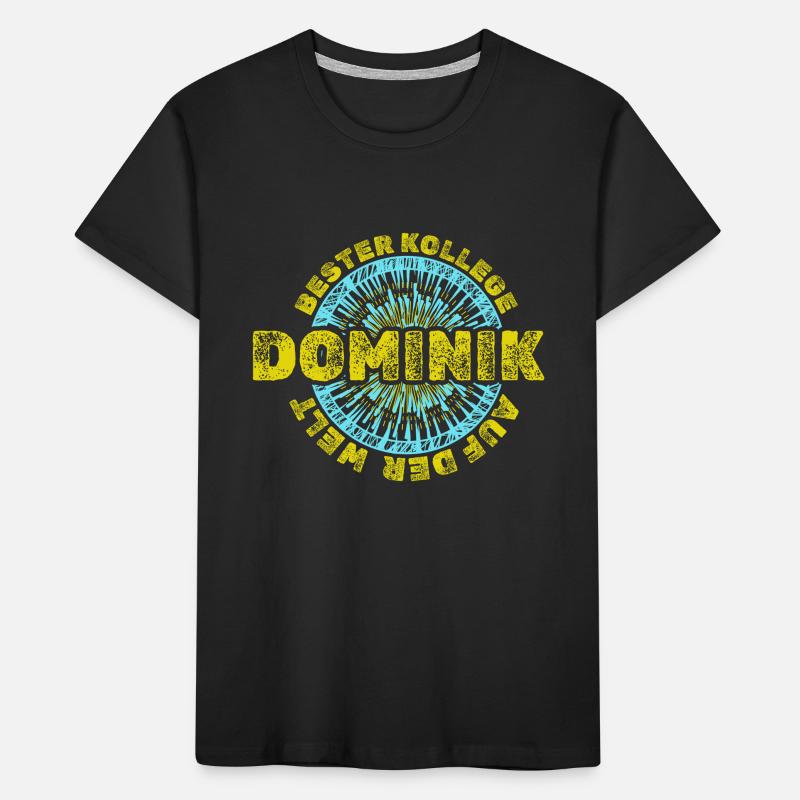 Dominik as a first name Kids' Premium Organic T-Shirt