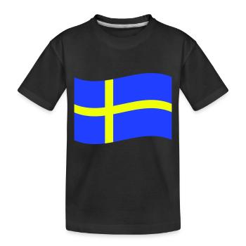 suède - T-shirt bio Premium Enfant - noir - Devant