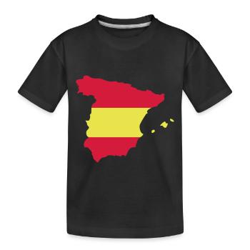 Espagne - T-shirt bio Premium Enfant - noir - Devant