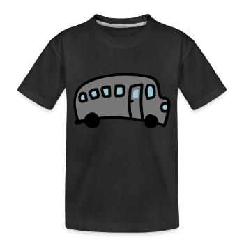 Bus 3 - T-shirt bio Premium Enfant - noir - Devant