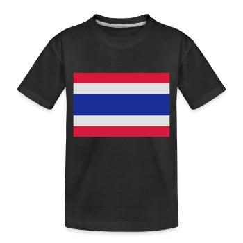 Thailand - Kinder Premium Bio T-Shirt - Schwarz - Vorne