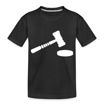 Juge marteau - T-shirt bio Premium Enfant - noir - Devant