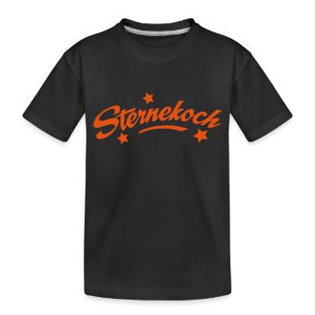 2541614 14970696 sternekoch - Kinder Premium Bio T-Shirt - Schwarz - Vorne