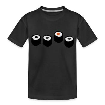 Sushi Rolls - T-shirt bio Premium Enfant - noir - Devant