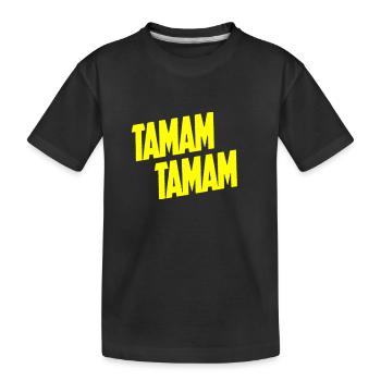 Tamam Tamam jaune - T-shirt bio Premium Enfant - noir - Devant