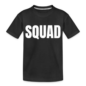 SQUAD | Idée de cadeau - T-shirt bio Premium Enfant - noir - Devant
