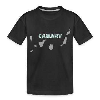 CANARIES - T-shirt bio Premium Enfant - noir - Devant
