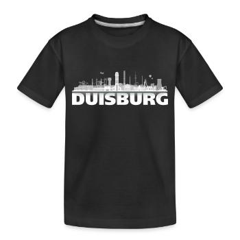 duisburg_city_hell01 detail - Kids' Premium Organic T-Shirt - black - Front