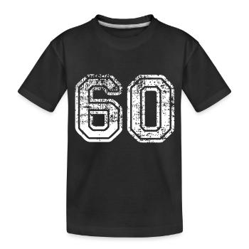 60 - Kids' Premium Organic T-Shirt - black - Front