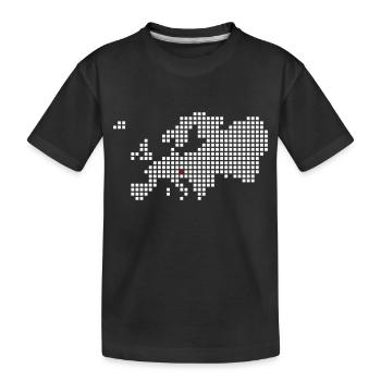 Wien Bratislava Brno Graz Budapest - Kinder Premium Bio T-Shirt - Schwarz - Vorne