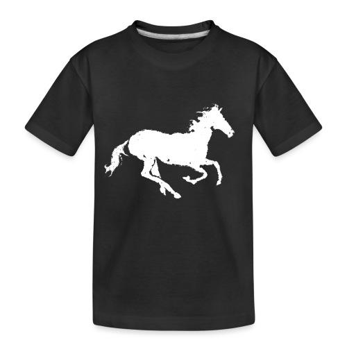 Horse Pferd Kunst Gemälde Shirt Geschenk Idee - Kinder Premium Bio T-Shirt