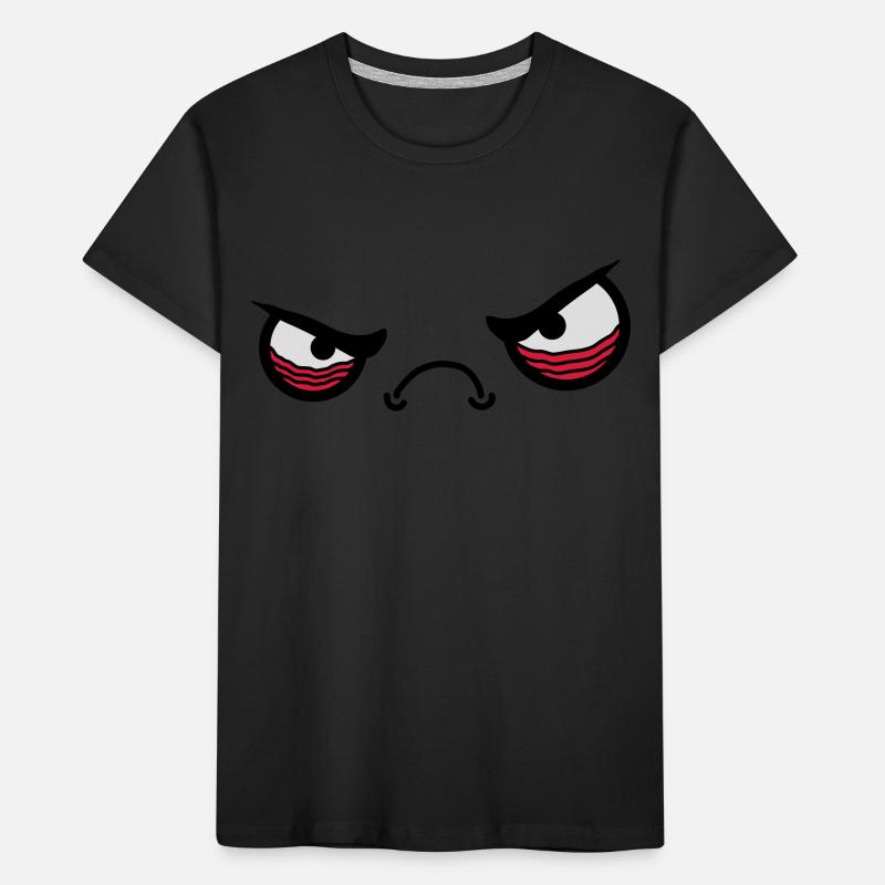 Angry Face T-shirt bio Premium Enfant