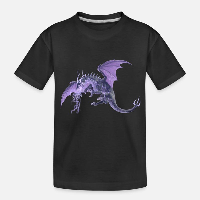 lightning dragon - Kinder Premium Bio T-Shirt - Schwarz
