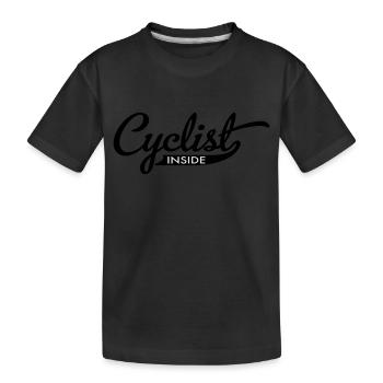 Radsport - Kinder Premium Bio T-Shirt - Schwarz - Vorne