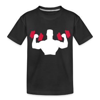 Muscle Man Training - T-shirt bio Premium Enfant - noir - Devant