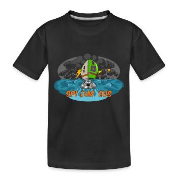 Spi am eus! - Kinder Premium Bio T-Shirt - Schwarz - Vorne
