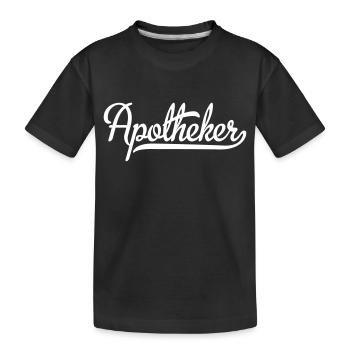 Apotheker - Kinder Premium Bio T-Shirt - Schwarz - Vorne