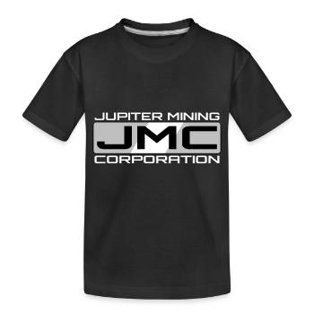 Jupiter Mining Corp - Kids' Premium Organic T-Shirt - black - Front