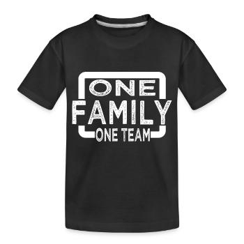 family trip christmas party family advocate - Kinder Premium Bio T-Shirt - Schwarz - Vorne