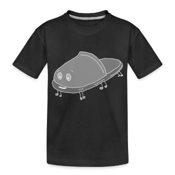 Slipper animals Slippers wear slippers - Kids' Premium Organic T-Shirt - black - Front