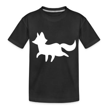 Renard - T-shirt bio Premium Enfant - noir - Devant