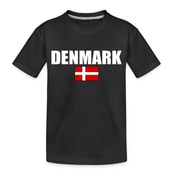 danemark - T-shirt bio Premium Enfant - noir - Devant