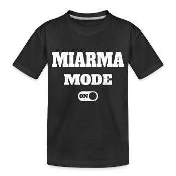 Modo Miarma enabled - Mode enabled - Kids' Premium Organic T-Shirt - black - Front